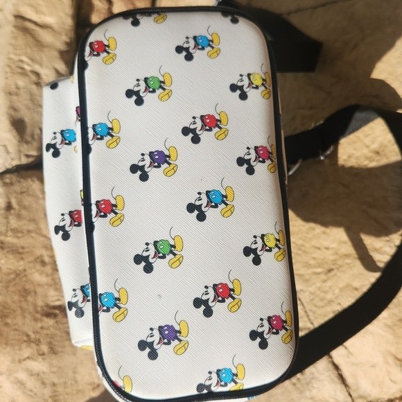 Disney Loungefly Multi-Color/Rainbow Mickey Mouse mini Backpack - Picture 6 of 14
